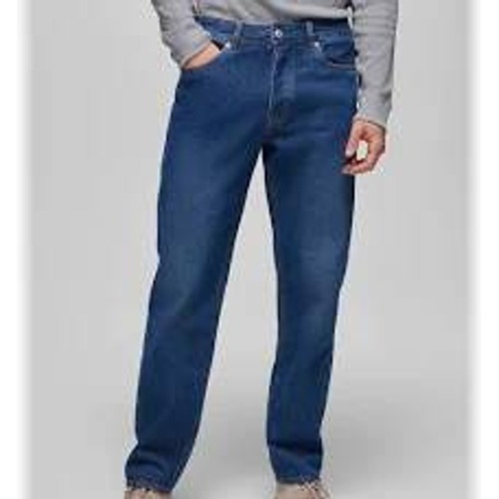 prAna Carlsbad 760 Standard Straight Jeans‎ Mens 28x30 Blue Denim Button Fly